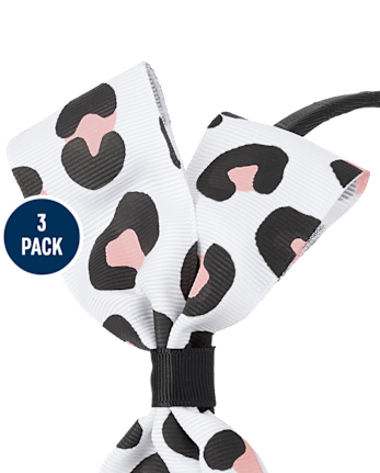Girls 3-Piece Hair Set - Lil' Leopard