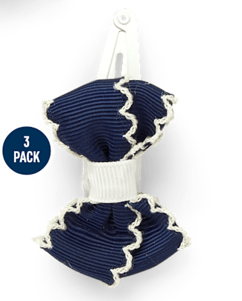 Girls 3-Piece Hair Set - Coastal Cutie