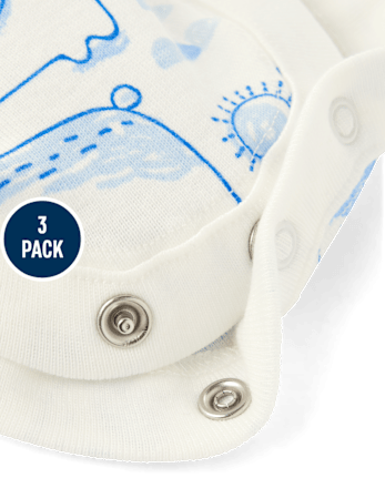 Lot de 3 bodies animaux pour bébé garçon - Homegrown by Gymboree