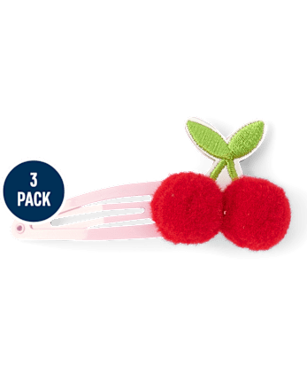 Ensemble de coiffure 3 pièces cerises pour filles – Sweet Summer