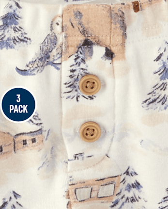 Ensemble de 3 pantalons forêt pour bébé garçon