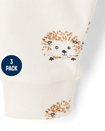 Pantalons bébé hérisson, lot de 3