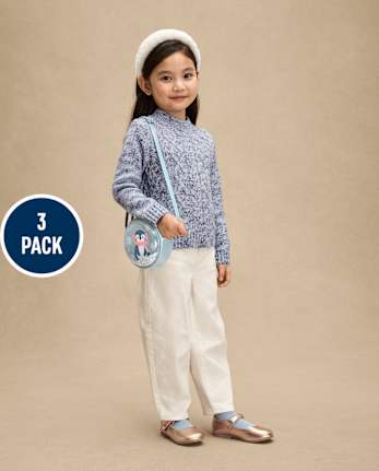 Ensemble de coiffure 3 pièces pour filles, motif flocon de neige - First Frost