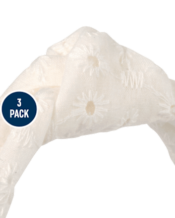 Ensemble de 3 pièces pour cheveux à œillets à motif floral pour filles - Driftwood Bay