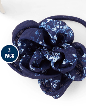 Ensemble de 3 pièces pour cheveux à œillets à motif floral pour filles - Driftwood Bay