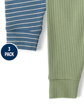 Baby Boys Vehicle Pants 3-Pack
