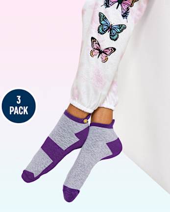 Tween Girls Icon Ankle Socks 3-Pack