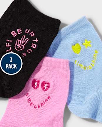 Tween Girls Icon Midi Socks 3-Pack