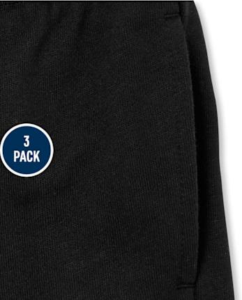 Lot de 3 shorts en molleton pour garçon