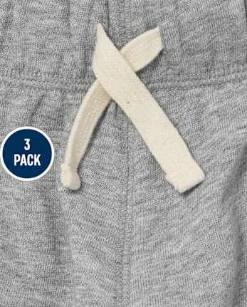 Lot de 3 shorts en molleton pour garçon