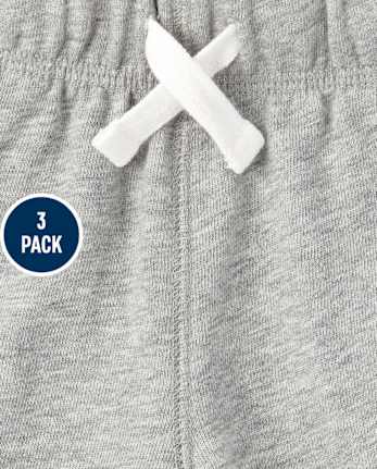 Kids French Terry Shorts 3-Pack