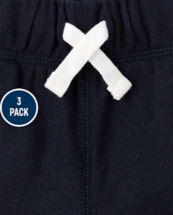 Kids French Terry Shorts 3-Pack