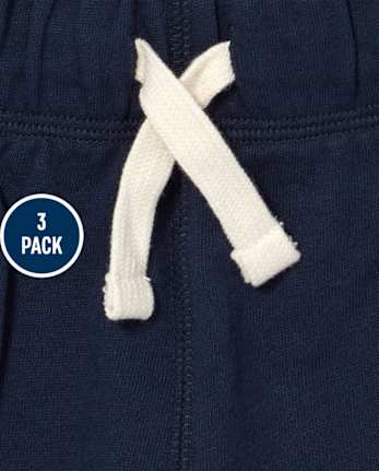 Kids French Terry Shorts 3-Pack