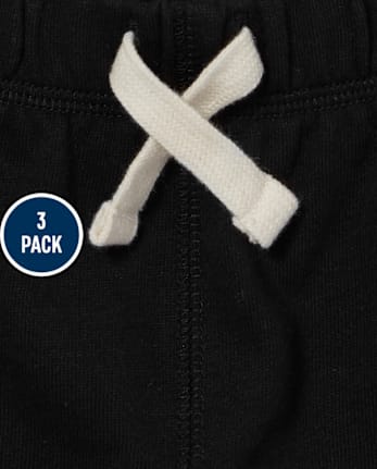 Baby And Toddler French Terry Shorts 3-Pack