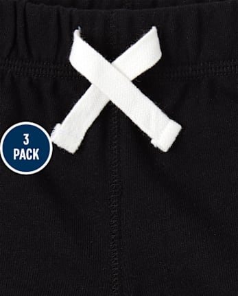Lot de 3 shorts à enfiler pour bébé et tout-petit garçon
