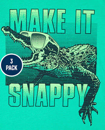 Boys Dino Graphic Tee 3-Pack