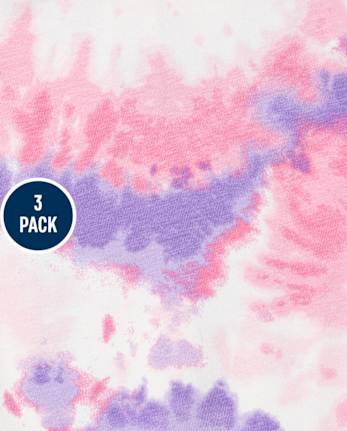 Paquete de 3 leggings estampados para niñas