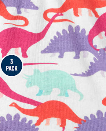 Lot de 3 shorts imprimés pour petites filles