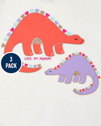 Toddler Girls Tee Shirt 3-Pack