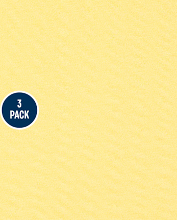 Paquete de 3 camisetas para niñas pequeñas