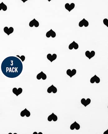 Paquete de 3 camisetas para niñas pequeñas