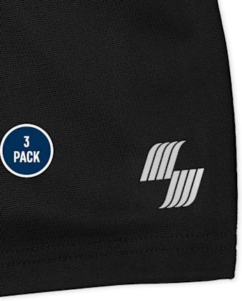 Baby And Toddler Boys Basketball Shorts 3-Pack