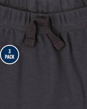 Baby Boys Safari Pants 3-Pack