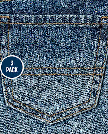 Lot de 3 jeans bootcut basiques pour garçon