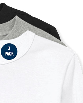 Boys Basic Layering Tee 3-Pack