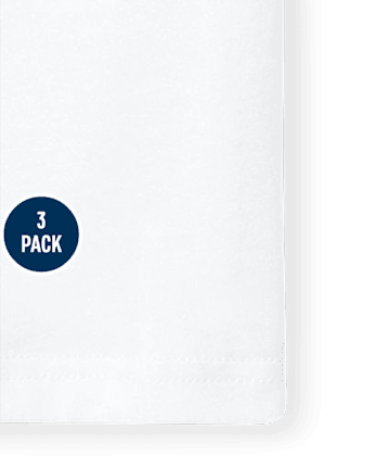 Camiseta básica con capas de uniforme para niños, paquete de 3