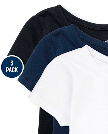 Camiseta Niños pequeños Niña 3-Pack