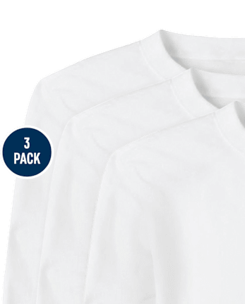 Baby And Toddler Boys Basic Layering Tee 3-Pack