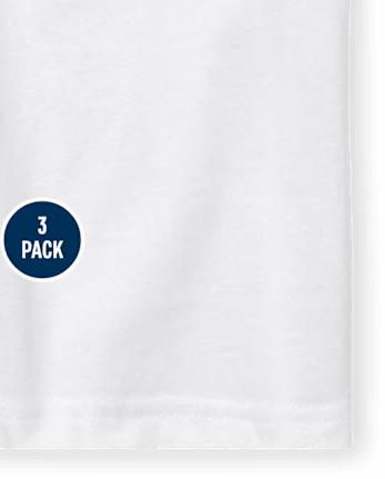 Paquete de 3 camisetas básicas con capas para bebés y niños pequeños