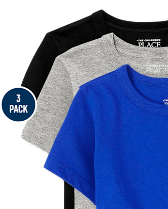 Lot de 3 t-shirts pour bébés et tout-petits garçons