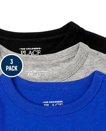 Lot de 3 t-shirts pour bébés et tout-petits garçons