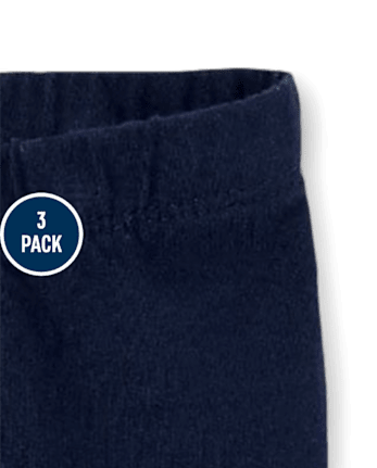 Pack de 3 Shorts ciclistas para niña