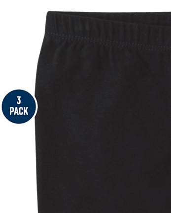 Pack de 3 Leggings capri para niña