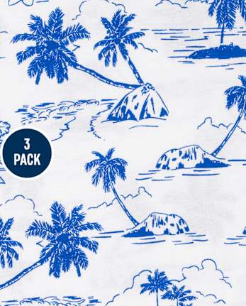 Baby And Toddler Boys Dude Top 3-Pack