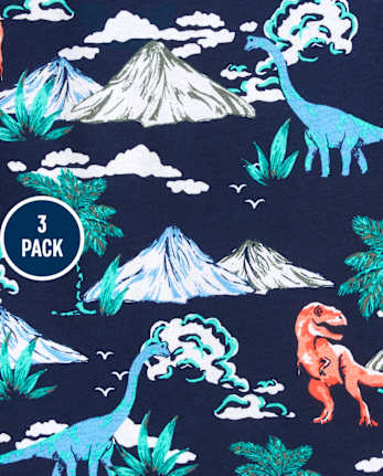 Toddler Boys Graphic Top 3-Pack
