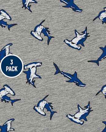 Toddler Boys Shark Tank Top 3-Pack