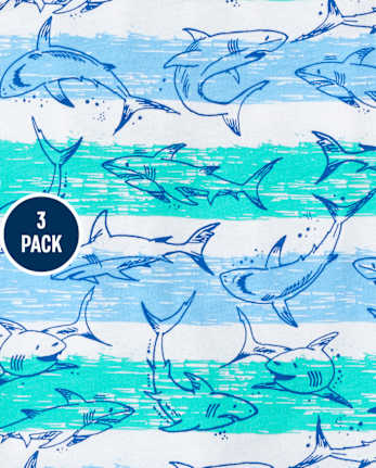 Toddler Boys Print Tank Top 3-Pack