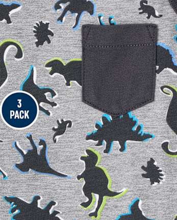 Toddler Boys Print Tank Top 3-Pack