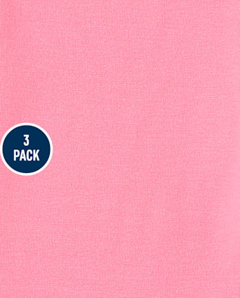 Paquete de 3 leggings capri para niñas pequeñas