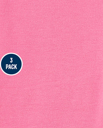 Paquete de 3 leggings capri para niñas pequeñas