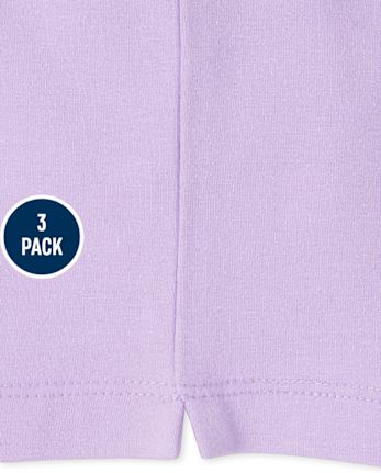 Toddler Girls Cartwheel Shorts 3-Pack