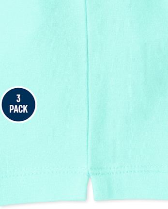 Toddler Girls Cartwheel Shorts 3-Pack