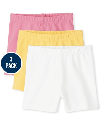 Pack de 3 pantalones cortos Cartwheel para niñas pequeñas
