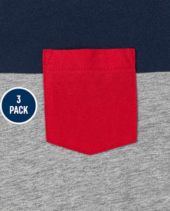 Boys Striped Top 3-Pack