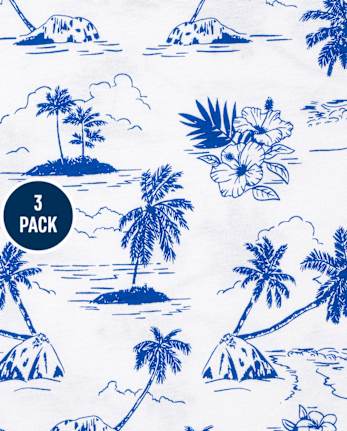 Pack de 3 camisetas de playa para niño