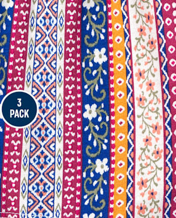 Toddler Girls Print Shorts 3-Pack